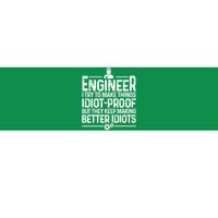 Funny Engineer Gift For Men Women Cool Engineering Mechanic Bumper Sticker