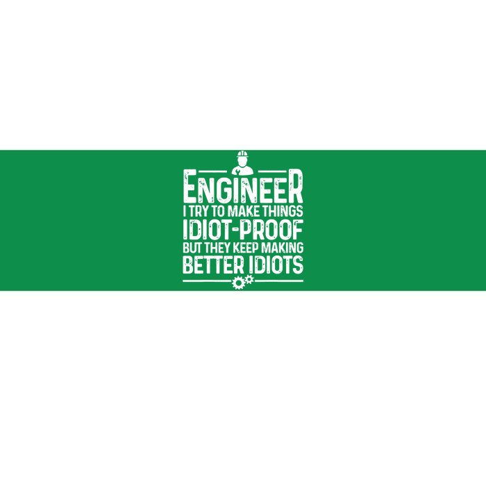 Funny Engineer Gift For Men Women Cool Engineering Mechanic Bumper Sticker