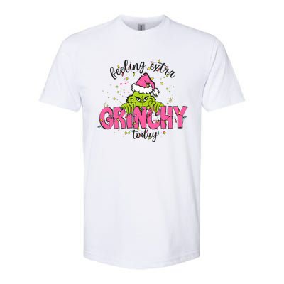 Feeling Extra Grinchy Today Christmas Holiday Softstyle® CVC T-Shirt