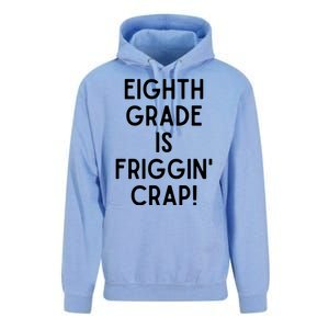 Funny Eighth Grade Is Friggin Crap Unisex Surf Hoodie