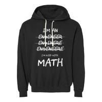 Funny Engineer Good With Math Bad At Spelling Engineering Garment-Dyed Fleece Hoodie