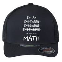 Funny Engineer Good With Math Bad At Spelling Engineering Flexfit Unipanel Trucker Cap