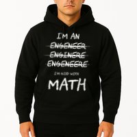 Funny Engineer Good With Math Bad At Spelling Engineering Hoodie
