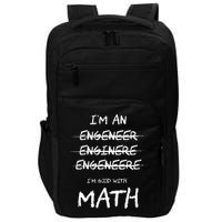 Funny Engineer Good With Math Bad At Spelling Engineering Impact Tech Backpack