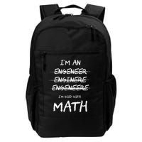 Funny Engineer Good With Math Bad At Spelling Engineering Daily Commute Backpack