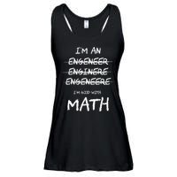 Funny Engineer Good With Math Bad At Spelling Engineering Ladies Essential Flowy Tank