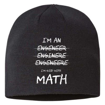 Funny Engineer Good With Math Bad At Spelling Engineering Sustainable Beanie