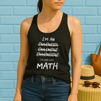 Funny Engineer Good With Math Bad At Spelling Engineering Womens Tank Top