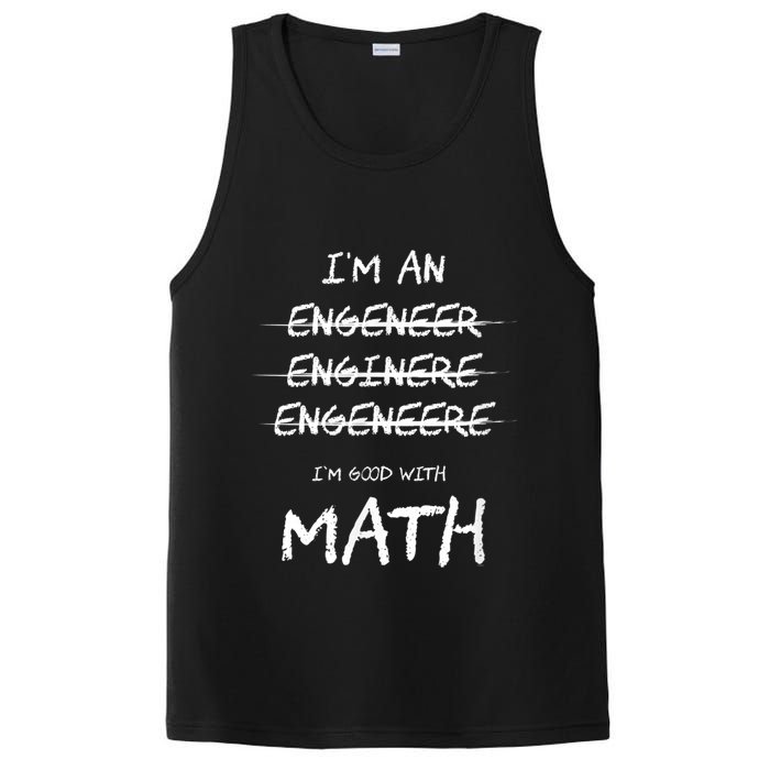 Funny Engineer Good With Math Bad At Spelling Engineering PosiCharge Competitor Tank