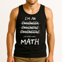 Funny Engineer Good With Math Bad At Spelling Engineering Tank Top