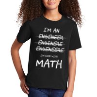 Funny Engineer Good With Math Bad At Spelling Engineering Kids T-Shirt