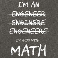 Funny Engineer Good With Math Bad At Spelling Engineering Cotton Canvas Backpack
