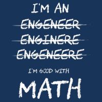 Funny Engineer Good With Math Bad At Spelling Engineering Infant Baby Jersey Bodysuit