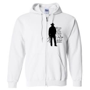 Funny Every Girl Needs A Little Rip In Her Jeans Meme Every Girl Needs A Little Full Zip Hoodie