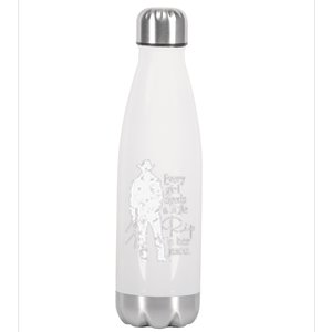 Funny Every Girl Needs A Little Rip In Her Jeans Meme Every Girl Needs A Little Stainless Steel Insulated Water Bottle