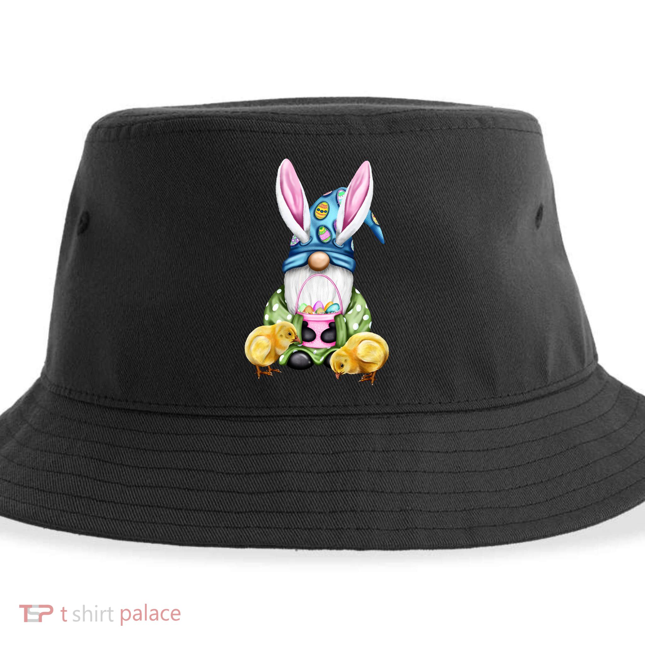 Funny Easter Gnome Sustainable Bucket Hat