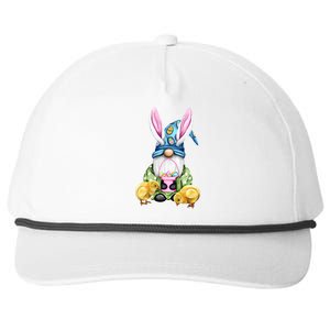 Funny Easter Gnome Snapback Five-Panel Rope Hat