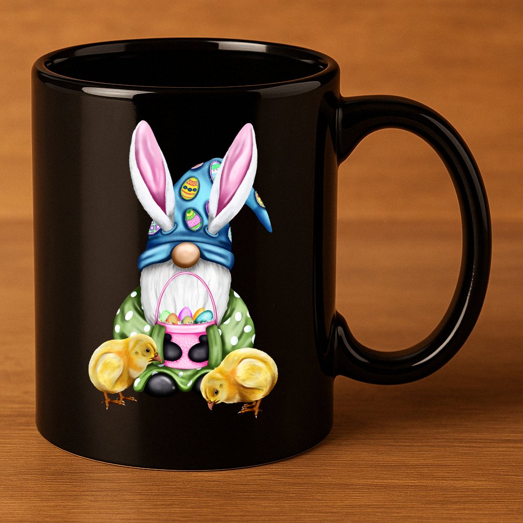 Funny Easter Gnome 11oz C Handle Ceramic Mug