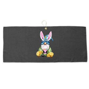 Funny Easter Gnome Large Microfiber Waffle Golf Towel