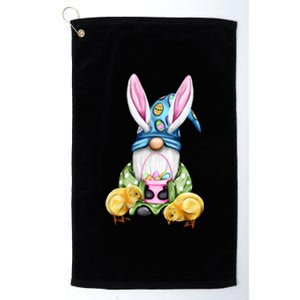 Funny Easter Gnome Platinum Collection Golf Towel