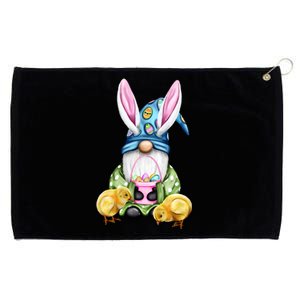 Funny Easter Gnome Grommeted Golf Towel