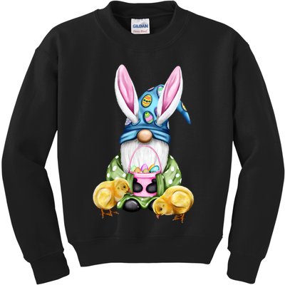 Funny Easter Gnome Kids Sweatshirt