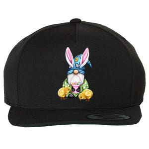 Funny Easter Gnome Wool Snapback Cap