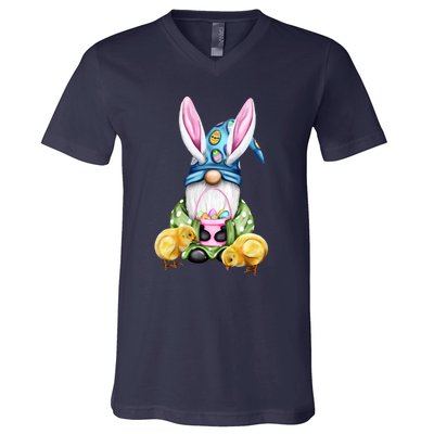 Funny Easter Gnome V-Neck T-Shirt