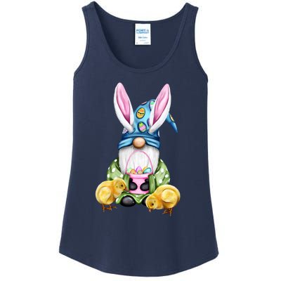 Funny Easter Gnome Ladies Essential Tank