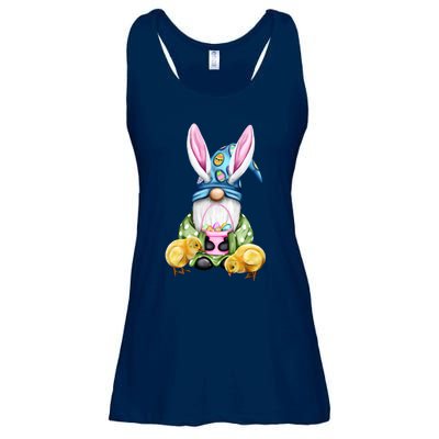 Funny Easter Gnome Ladies Essential Flowy Tank