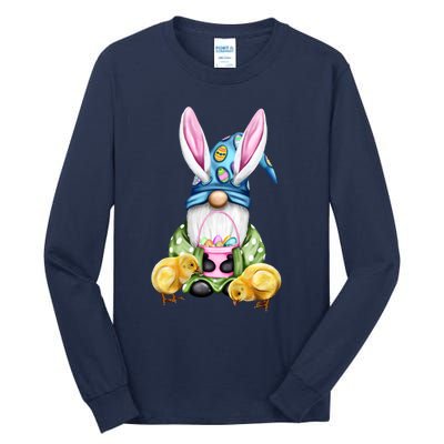 Funny Easter Gnome Tall Long Sleeve T-Shirt