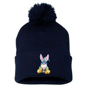 Funny Easter Gnome Pom Pom 12in Knit Beanie