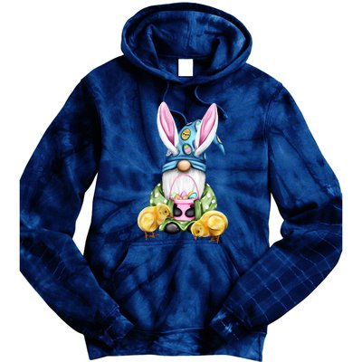 Funny Easter Gnome Tie Dye Hoodie