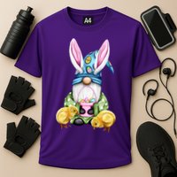 Funny Easter Gnome Cooling Performance Crew T-Shirt