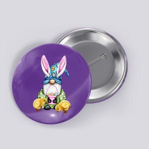 Funny Easter Gnome Button