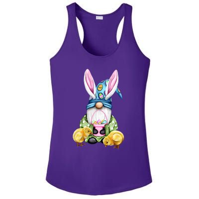 Funny Easter Gnome Ladies PosiCharge Competitor Racerback Tank