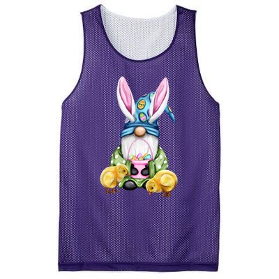 Funny Easter Gnome Mesh Reversible Basketball Jersey Tank