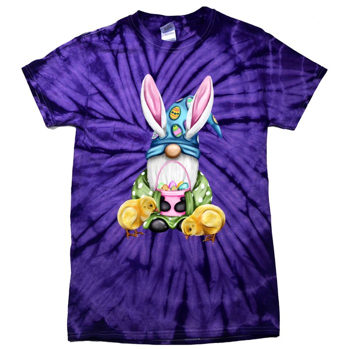 Funny Easter Gnome Tie-Dye T-Shirt