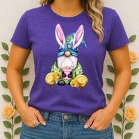 Funny Easter Gnome Womens T-Shirt