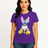 Funny Easter Gnome Womens T-Shirt