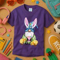 Funny Easter Gnome Kids T-Shirt