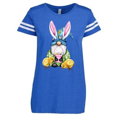 Funny Easter Gnome Enza Ladies Jersey Football T-Shirt