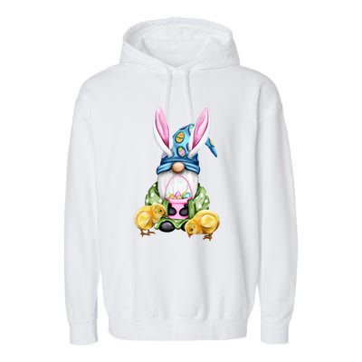 Funny Easter Gnome Garment-Dyed Fleece Hoodie