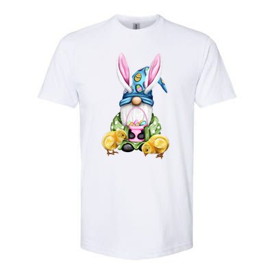 Funny Easter Gnome Softstyle® CVC T-Shirt