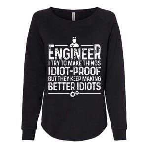 Funny Engineer Gift For Men Women Cool Engineering Mechanic Womens California Wash Sweatshirt