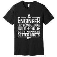 Funny Engineer Gift For Men Women Cool Engineering Mechanic Premium T-Shirt