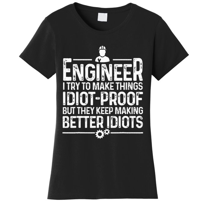 Funny Engineer Gift For Men Women Cool Engineering Mechanic Women's T-Shirt