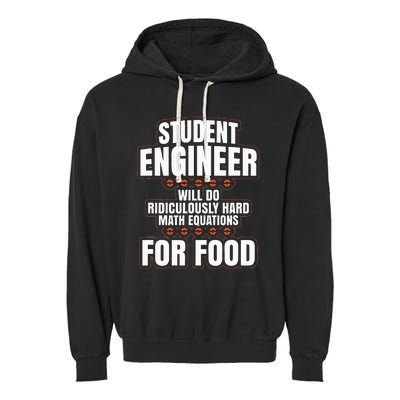 Funny Engineer Gifts Engineering College Student Gift Ideas Garment-Dyed Fleece Hoodie