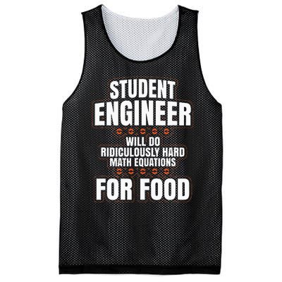 Funny Engineer Gifts Engineering College Student Gift Ideas Mesh Reversible Basketball Jersey Tank