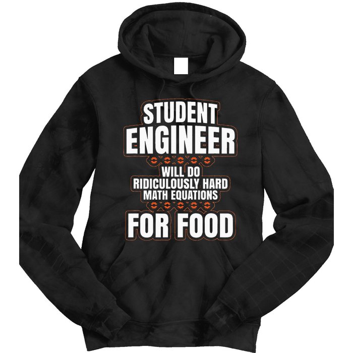 Funny Engineer Gifts Engineering College Student Gift Ideas Tie Dye Hoodie